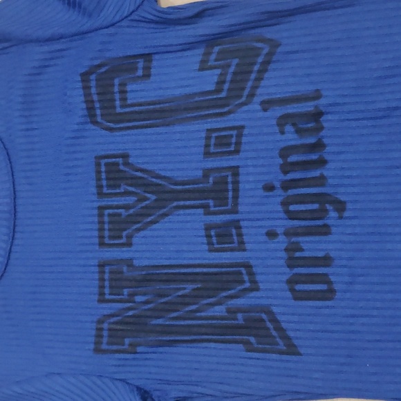 NWT H&M Blue Dress "NYC ORIGINAL" - Picture 2 of 8